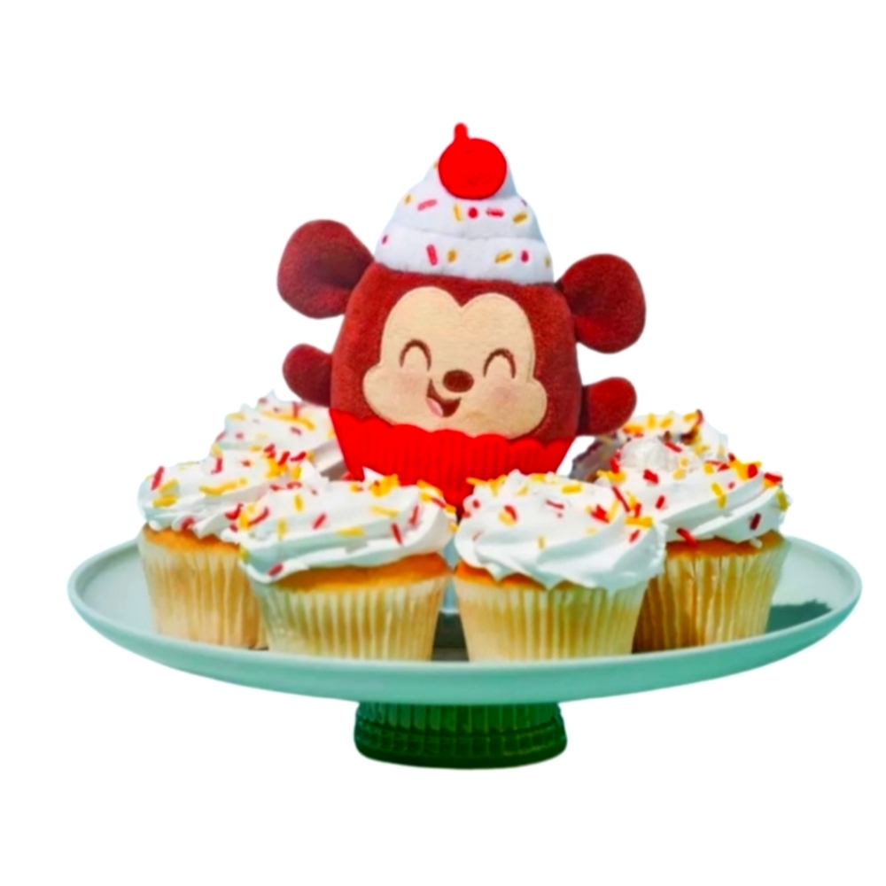 Disney NEW Cupcake Mickey Mouse Stuffed Animal